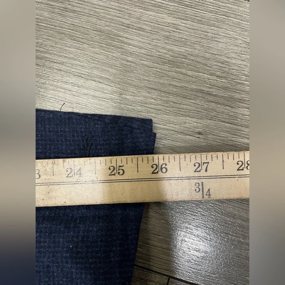 Eleventy Zegna Plaid Sport Coat Jacket Mens 44 Blue‎ Wool Blend Two Button